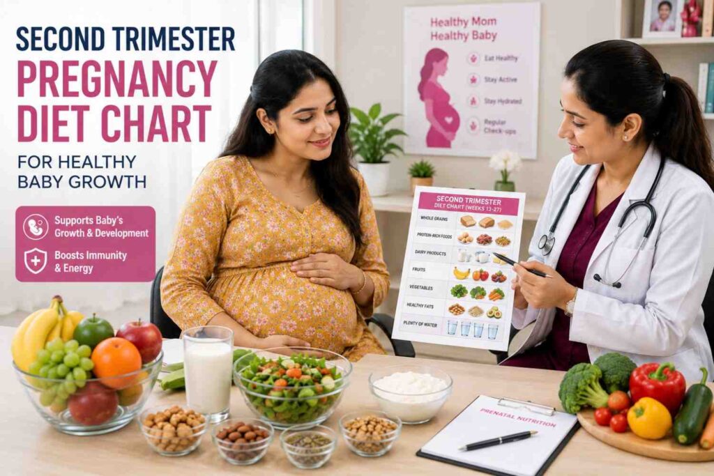 Second Trimester Pregnancy Diet Chart