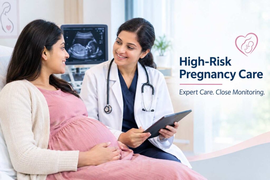 High-risk pregnancy care and monitoring at Anand Hospital Amritsar